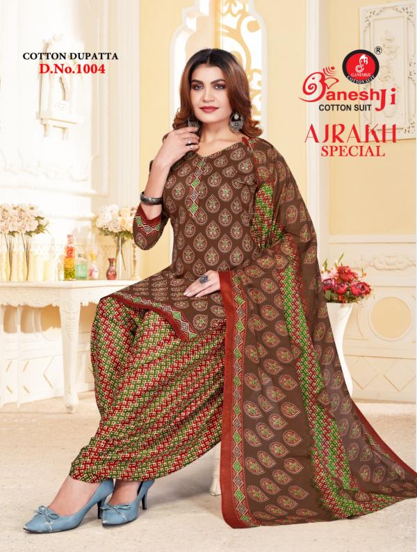 Ganeshji Ajrakh Special Vol-01 – Dress Material